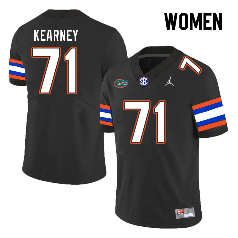 Women #71 Roderick Kearney Florida Gators College Football Jerseys Stitched Sale-Black